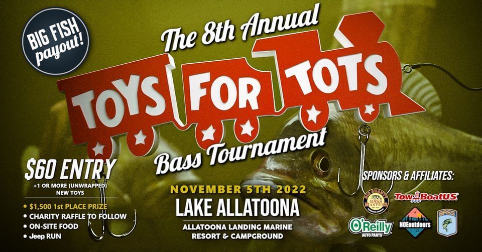 8th Annual Toys for Tots Bass Fishing Tournament - Area Fish